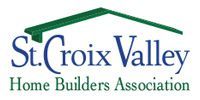 St. Croix Valley Home Builders Association logo in green and blue text