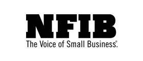 NFIB logo: bold, black text on white background, 