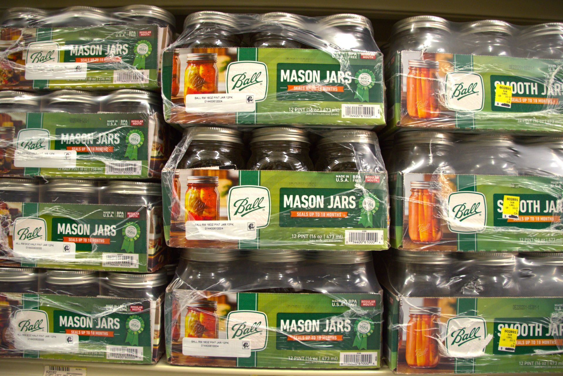 Canning supplies available