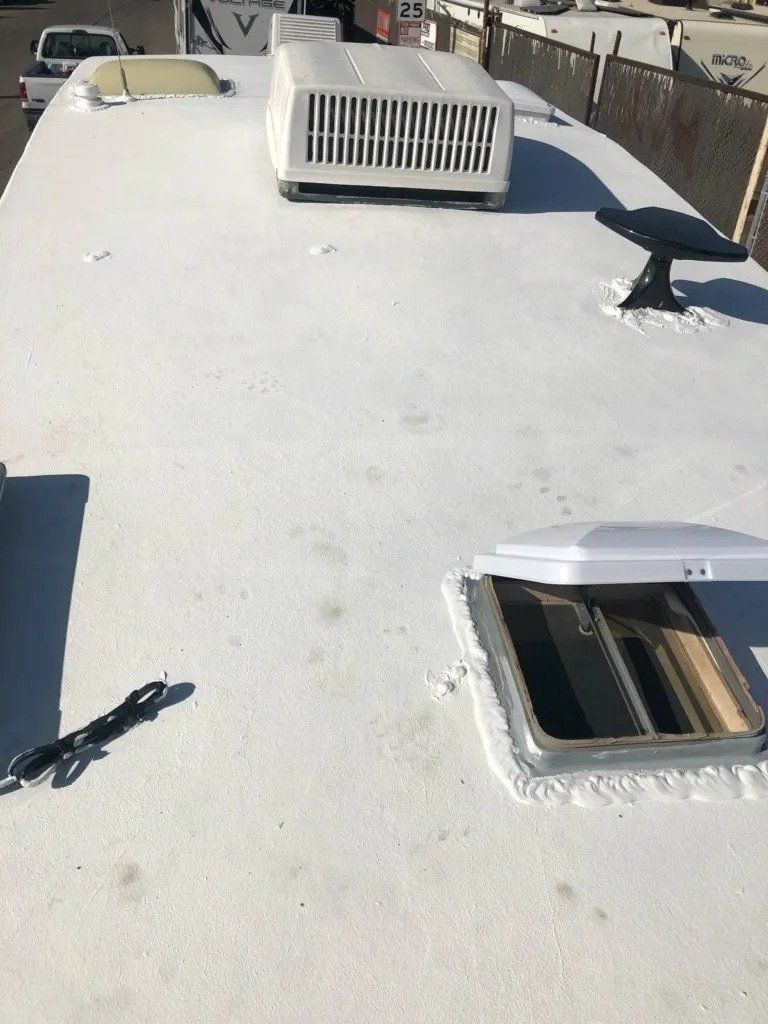 Rv roofing after