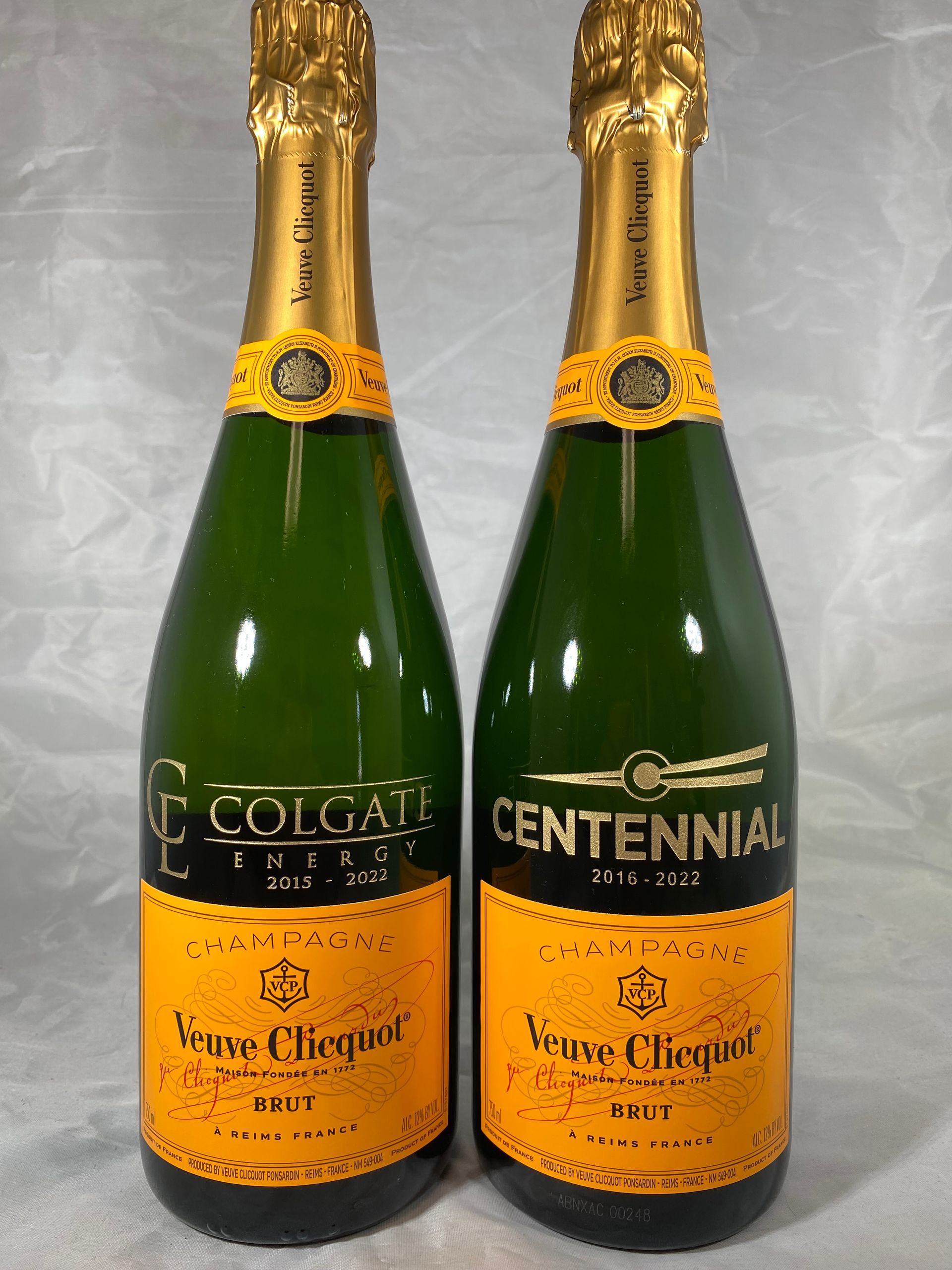 Two bottles next to each other