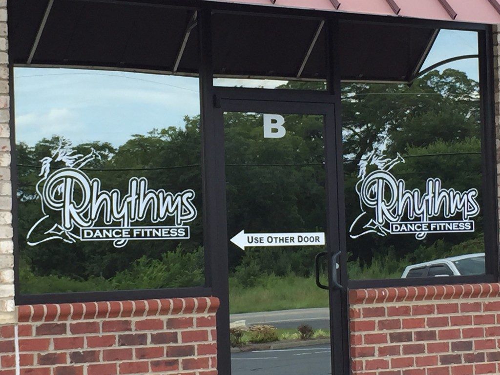 Rhythms dance fitness is located in a brick building