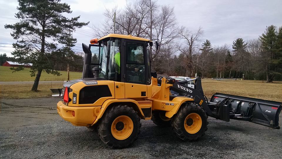 Excavator for landscape work