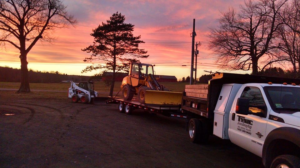 Machinery for landscape work