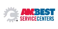 Logo for AMBEST Service Centers with a gear and wrench icon and text 