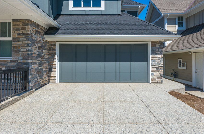 Residential garage door