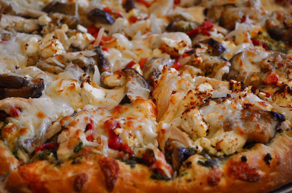 Mediterranean Chicken Pizza