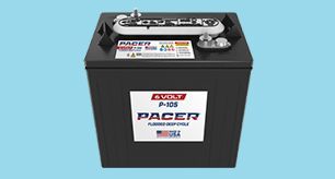Trojan Pacer P-105 220Ah 6VDC Deep-Cycle