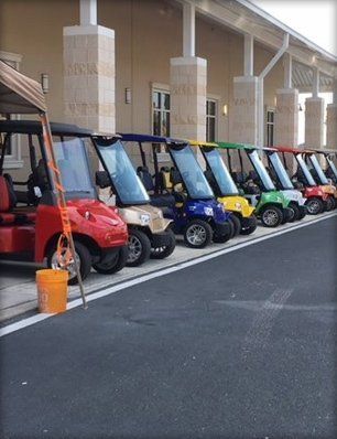 Colorful carts