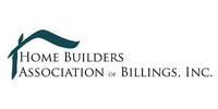 Home Builders Association of Billings, Inc. logo with teal roof graphic on a white background