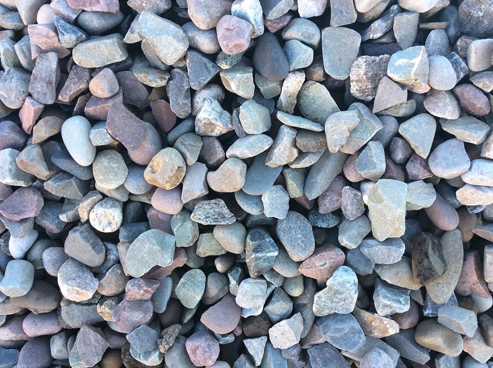 A pile of rocks sitting on top of each other.