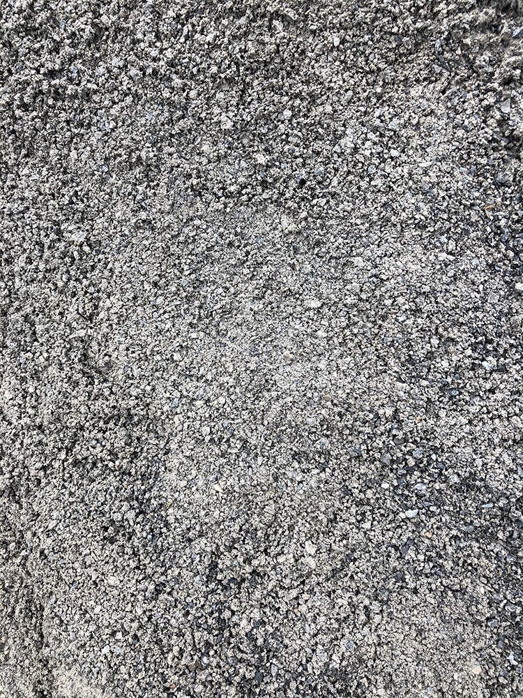 A close up of a pile of gravel.