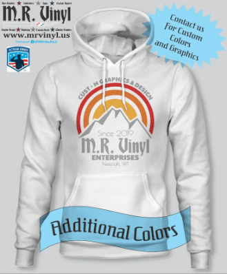 MR Vinyl Mountain Sunset Ultra Soft Fleece Hoodie