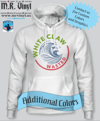 White Claw Wasted - Ultra Soft Fleece Hoodie