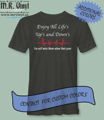 Life's Up's and Down's EKG - Premium T-shirt