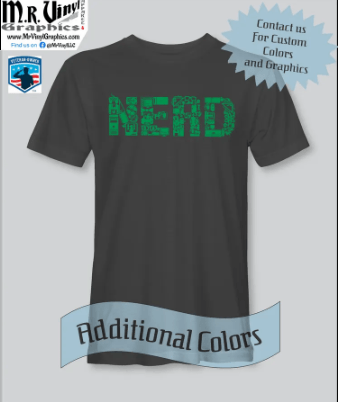 NERD Pride Mosaic - Premium Graphic T-Shirt