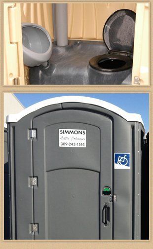 Portable toilets rental