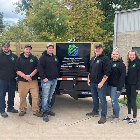 Mold remediation professionals