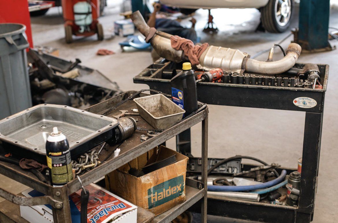 Big Daddy Diesel auto repair shop tools