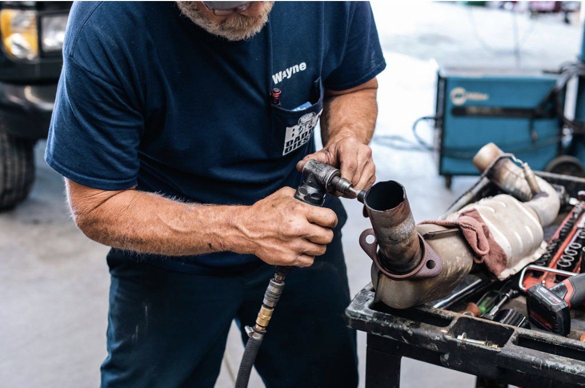 Big Daddy Diesel mechanic working