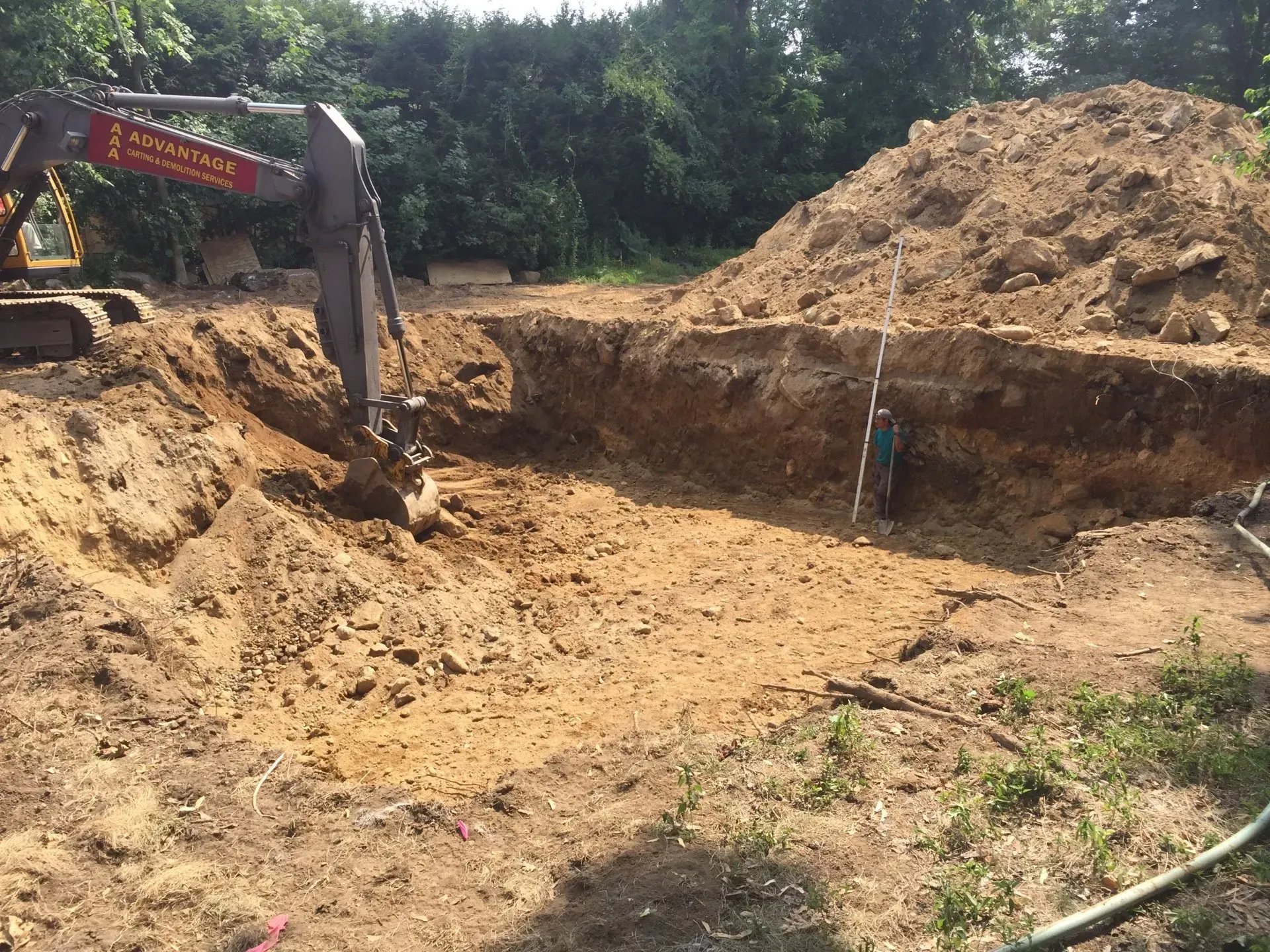 Excavating