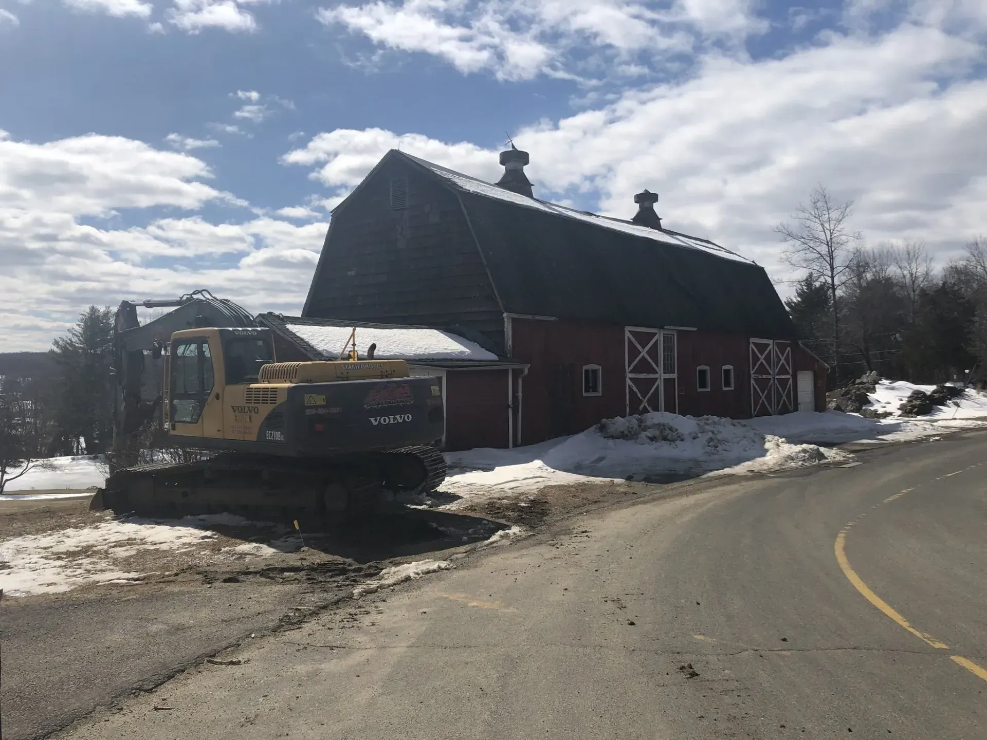 Barn and Single Family Home Demolition Newtown, CT project