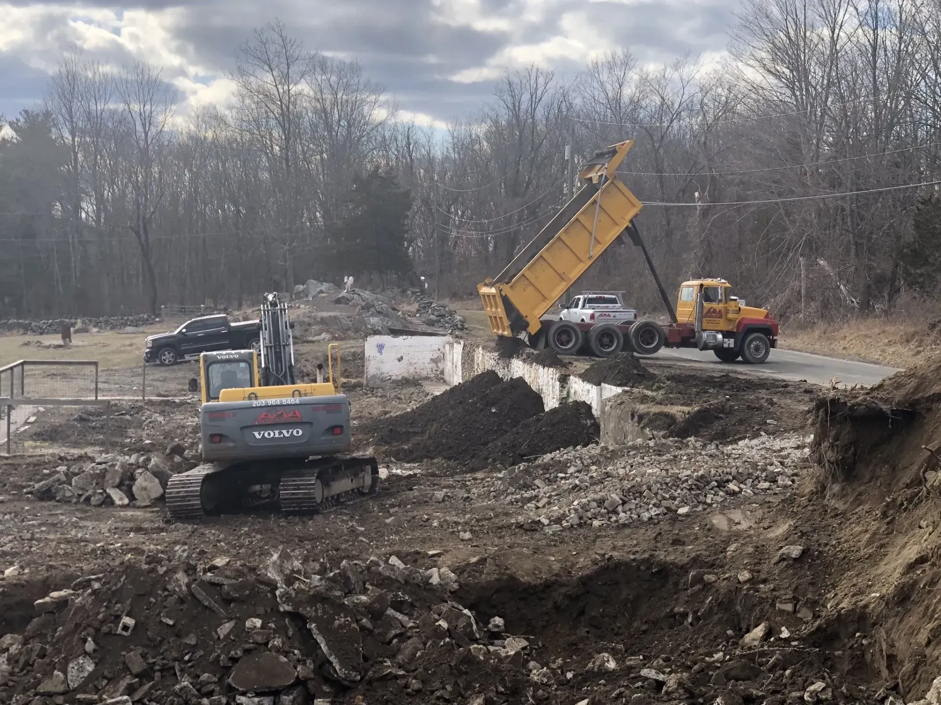 Barn and Single Family Home Demolition Newtown, CT project