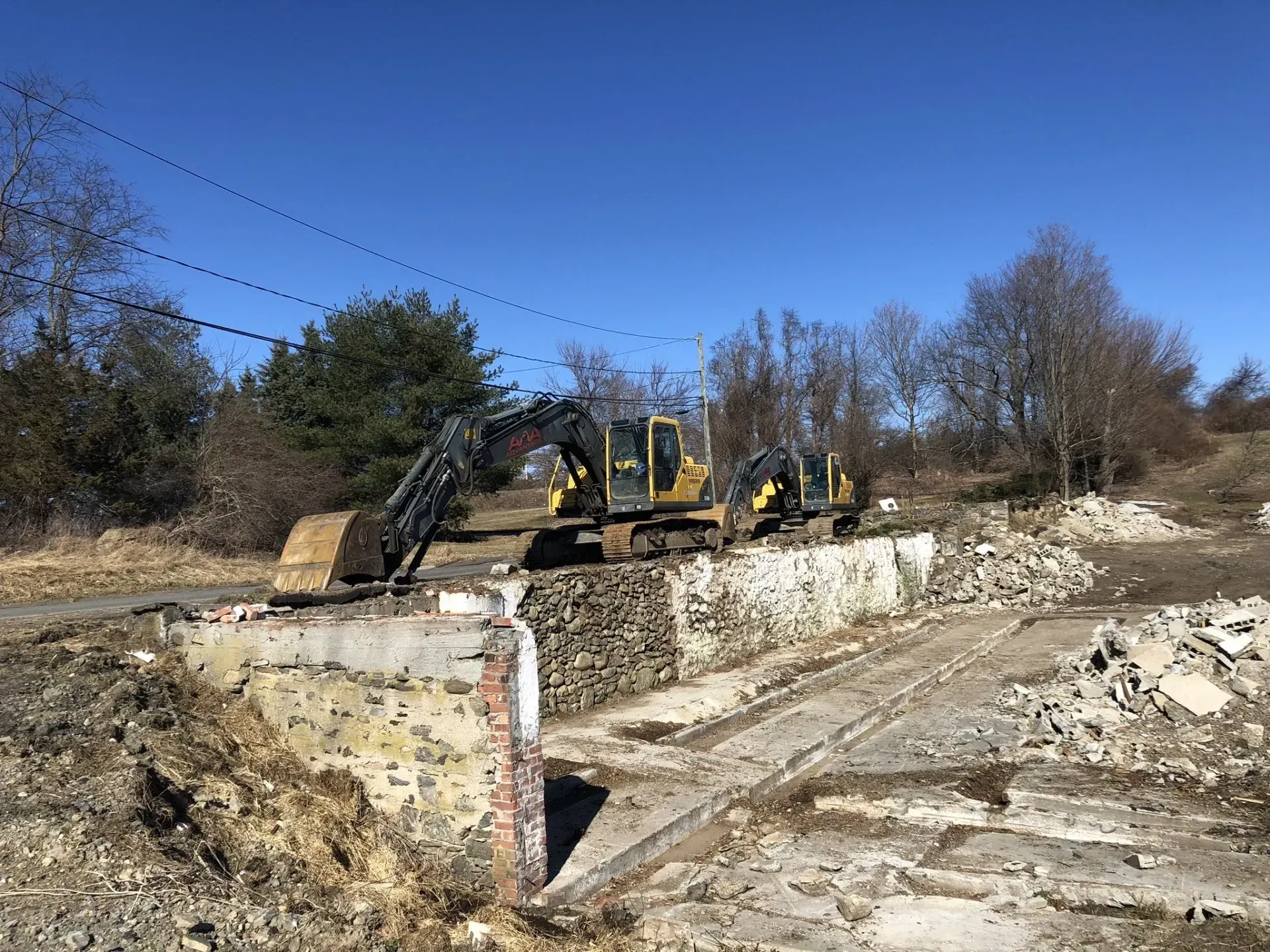 Barn and Single Family Home Demolition Newtown, CT project