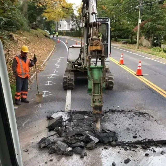 New Sewer Install- North St Greenwich, CT project