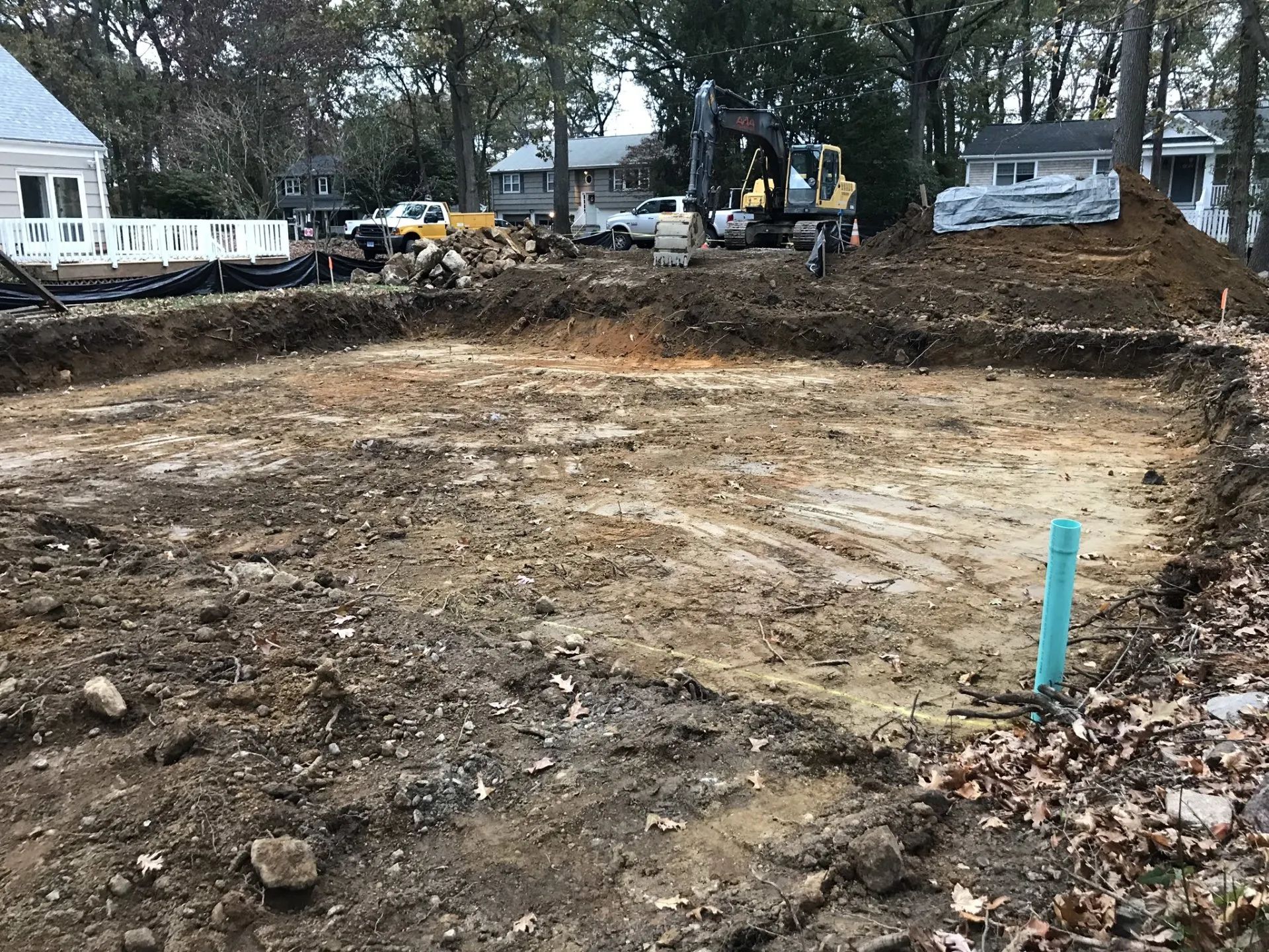 Complete Site Work New Construction Home: Rowayton, CT project