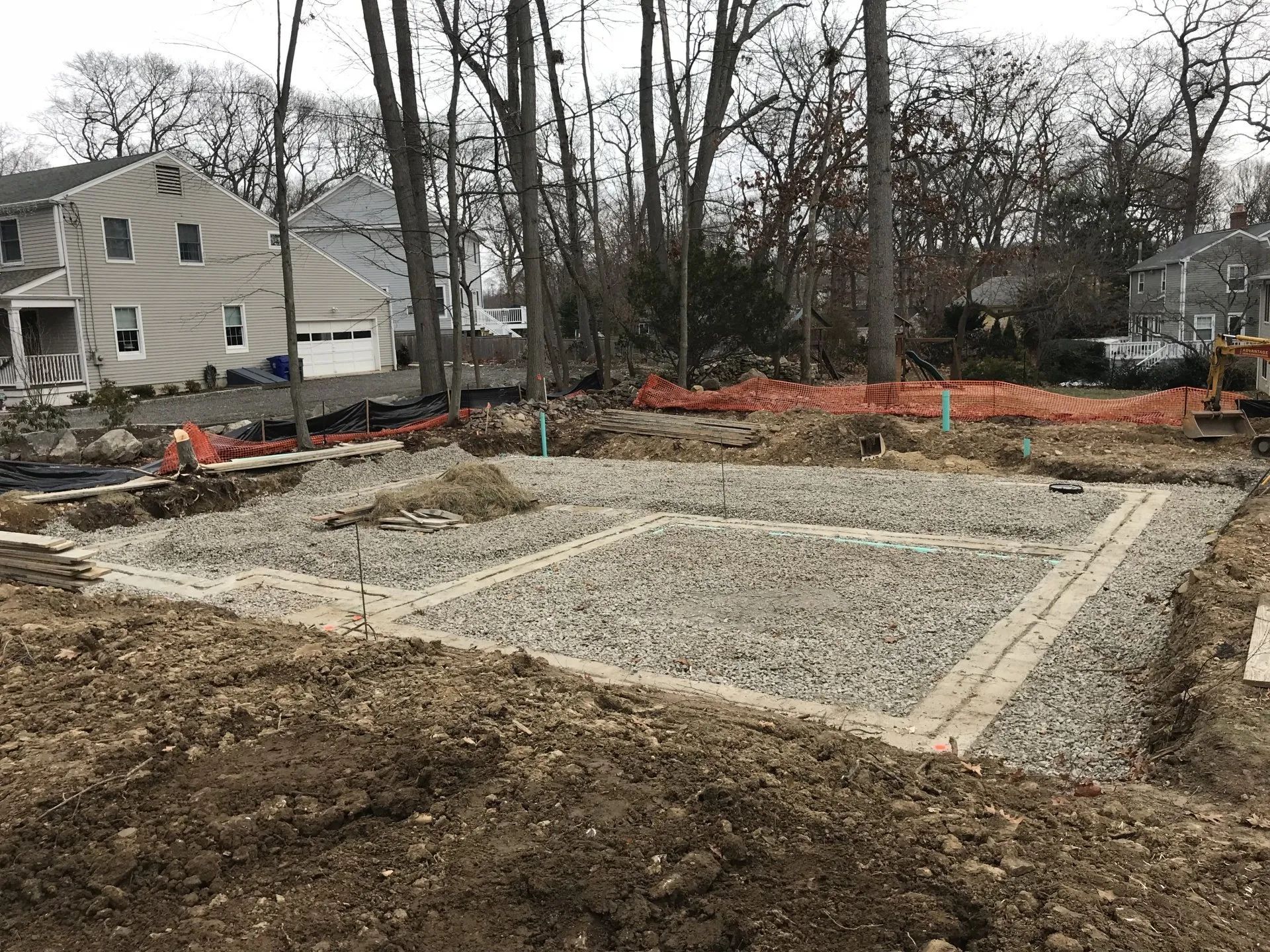 Complete Site Work New Construction Home: Rowayton, CT project