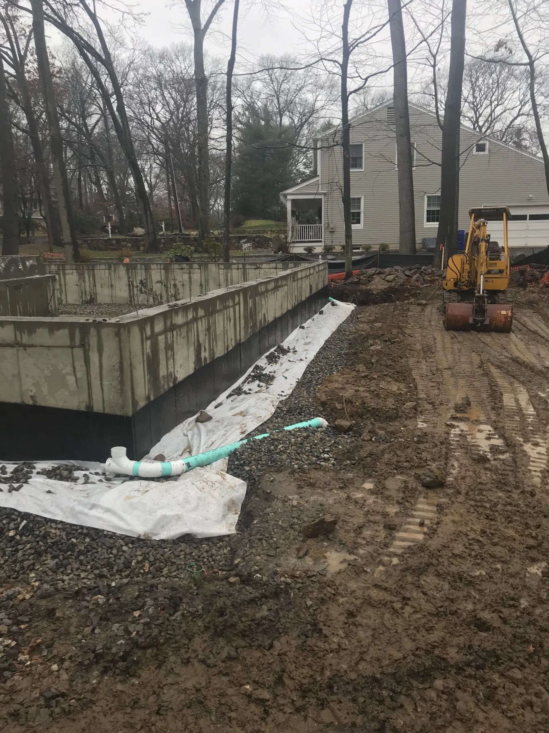 Complete Site Work New Construction Home: Rowayton, CT project