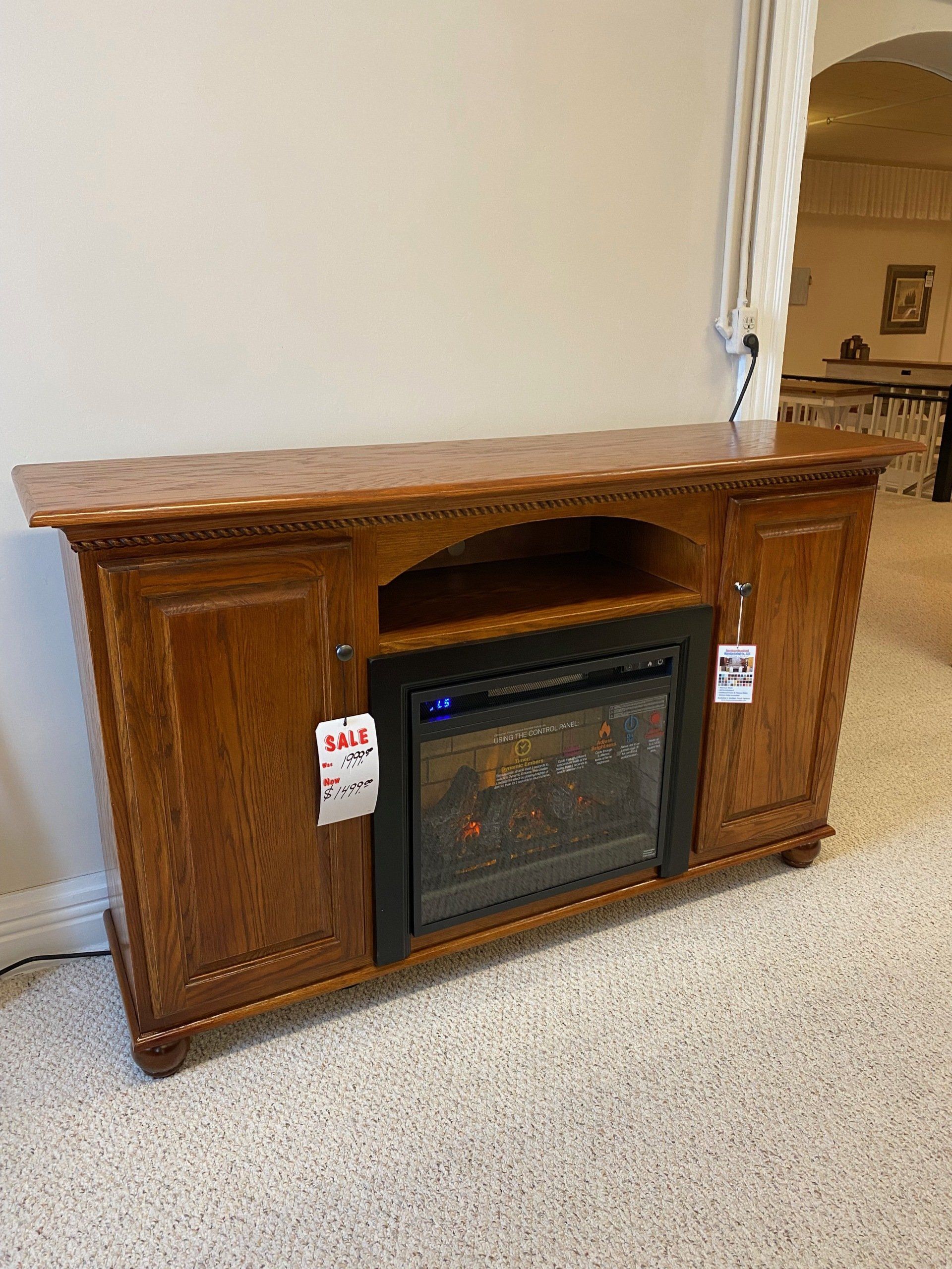 American Heartland with fireplace 