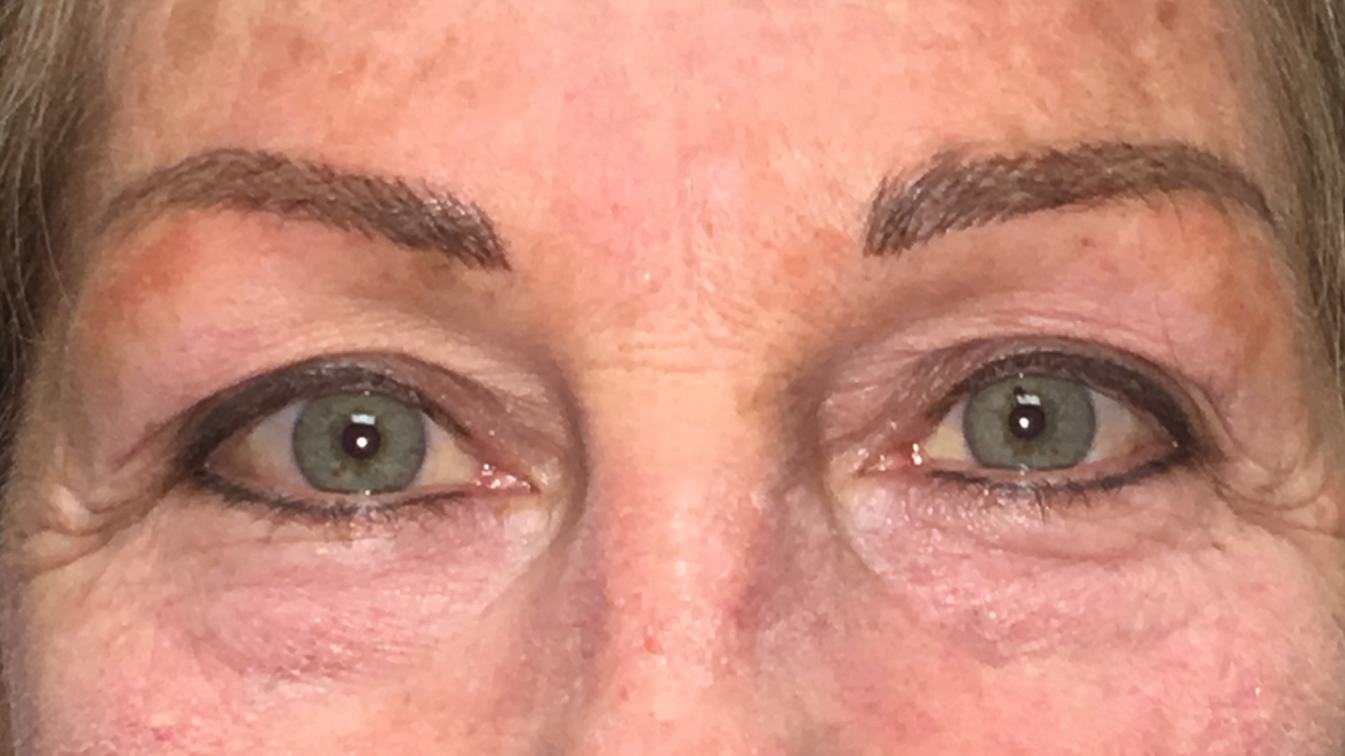 Microblading & eyeliner - after
