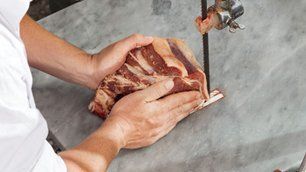 Cut meat
