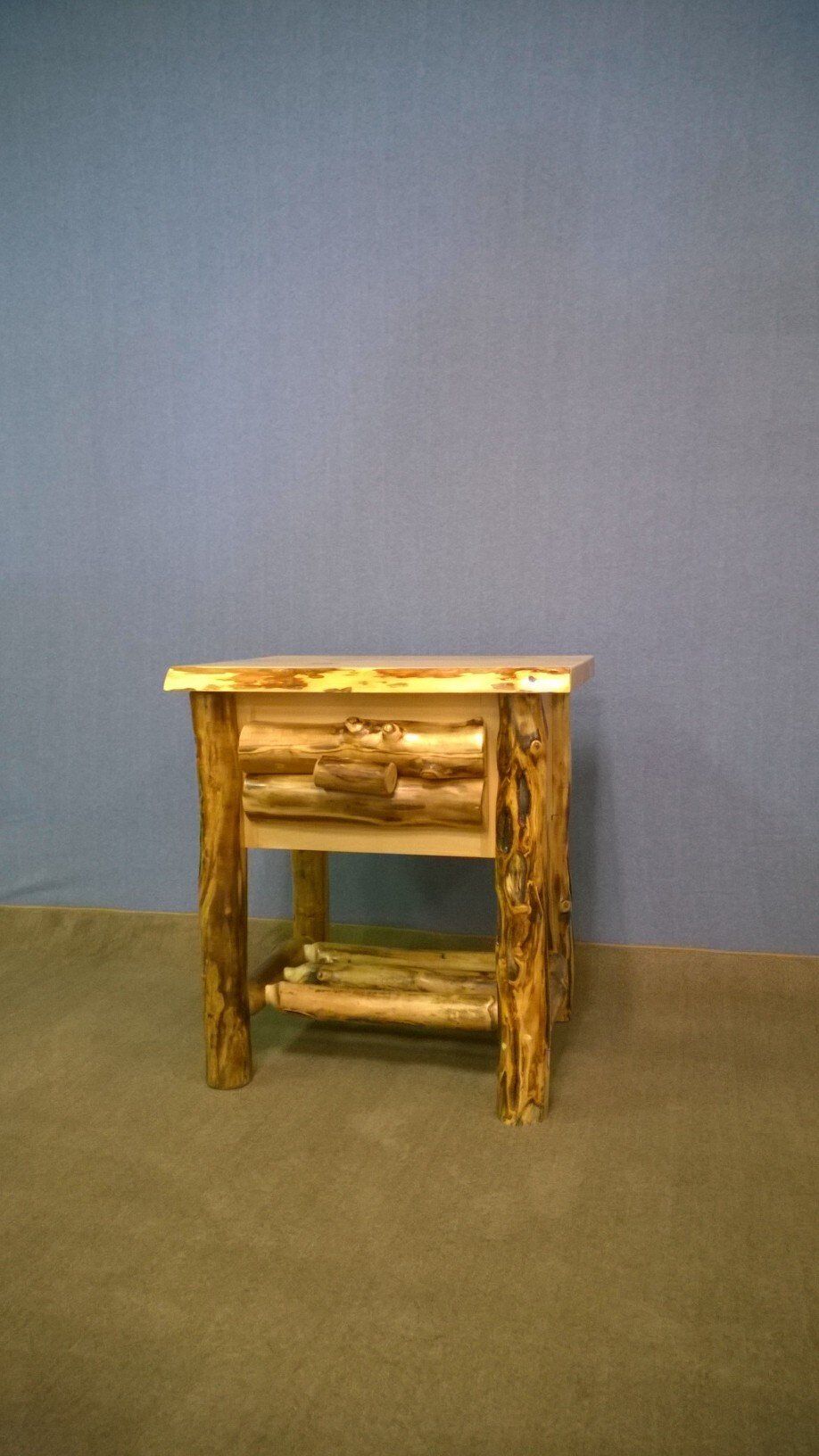 Rustic end table