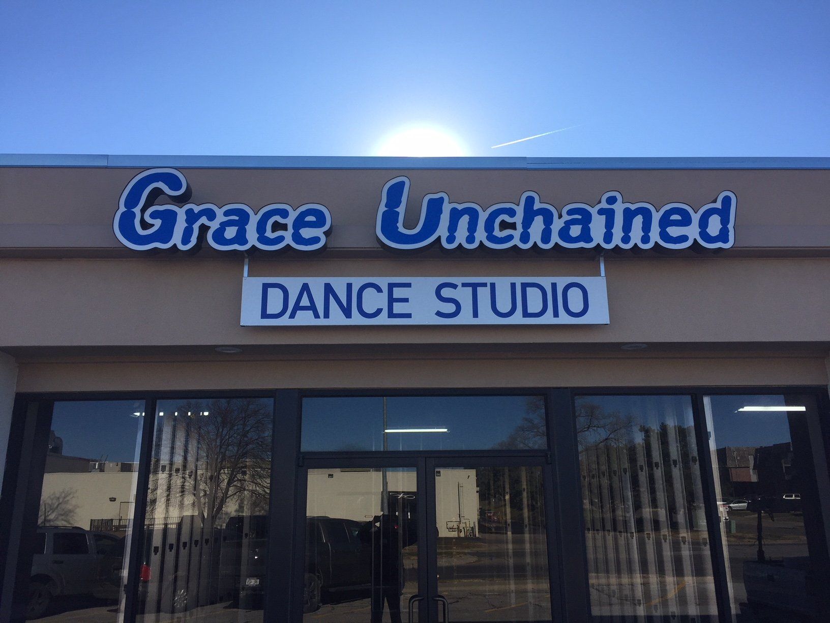 The front of grace unchained dance studio