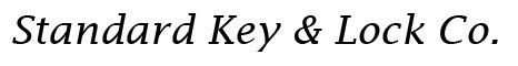 Standard Key & Lock Co. - Logo