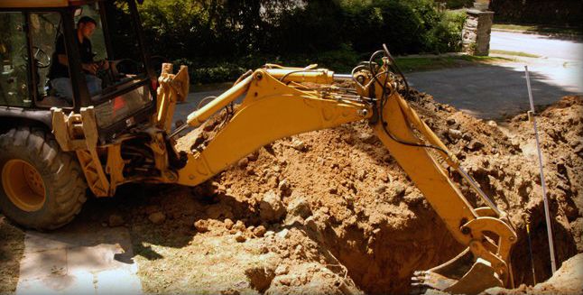 Excavating Drainage Systems