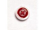 Pearl Button With Color Enamel Inlay