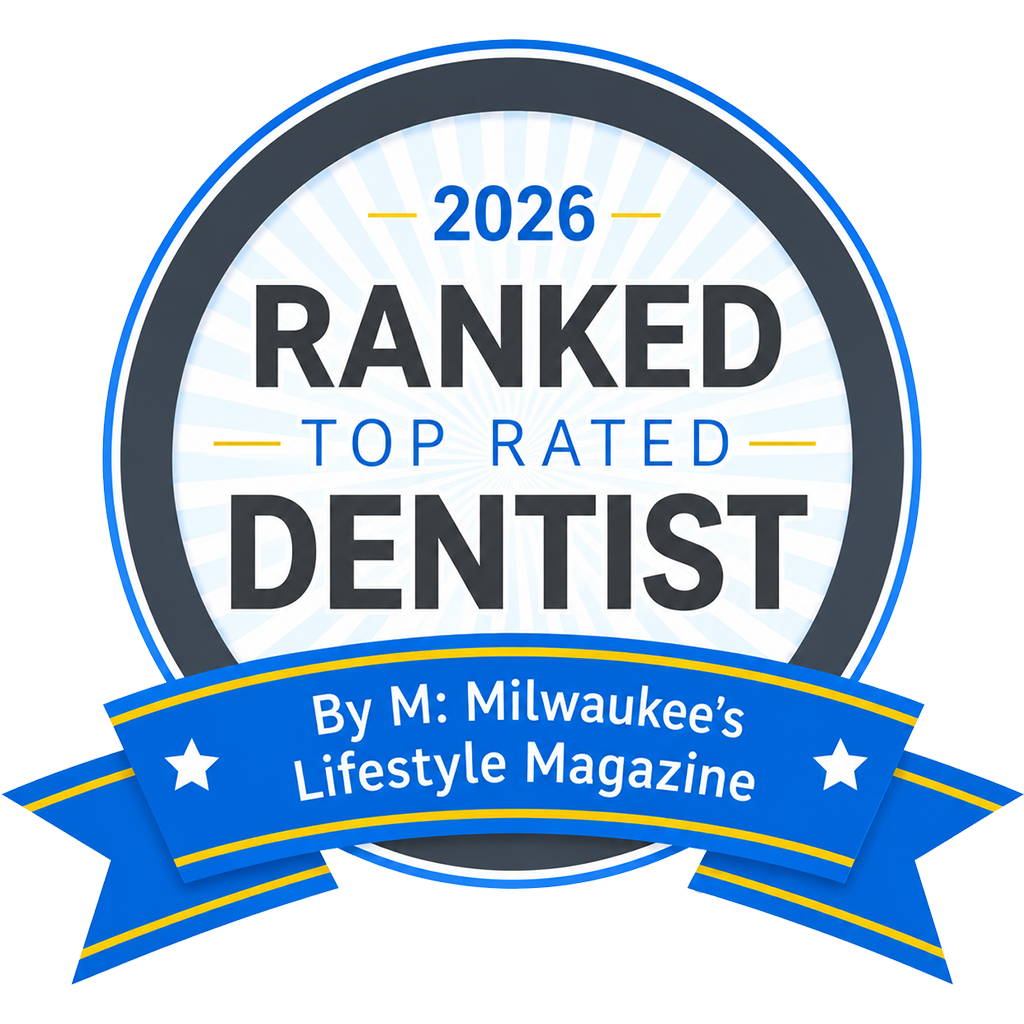 2026 Ranked Top Rated Dentist by M: Milwaukee’s Lifestyle Magazine
