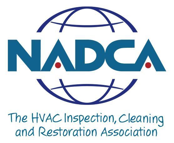 NADCA logo with blue globe icon and tagline, “The HVAC Inspection, Cleaning and Restoration Association”