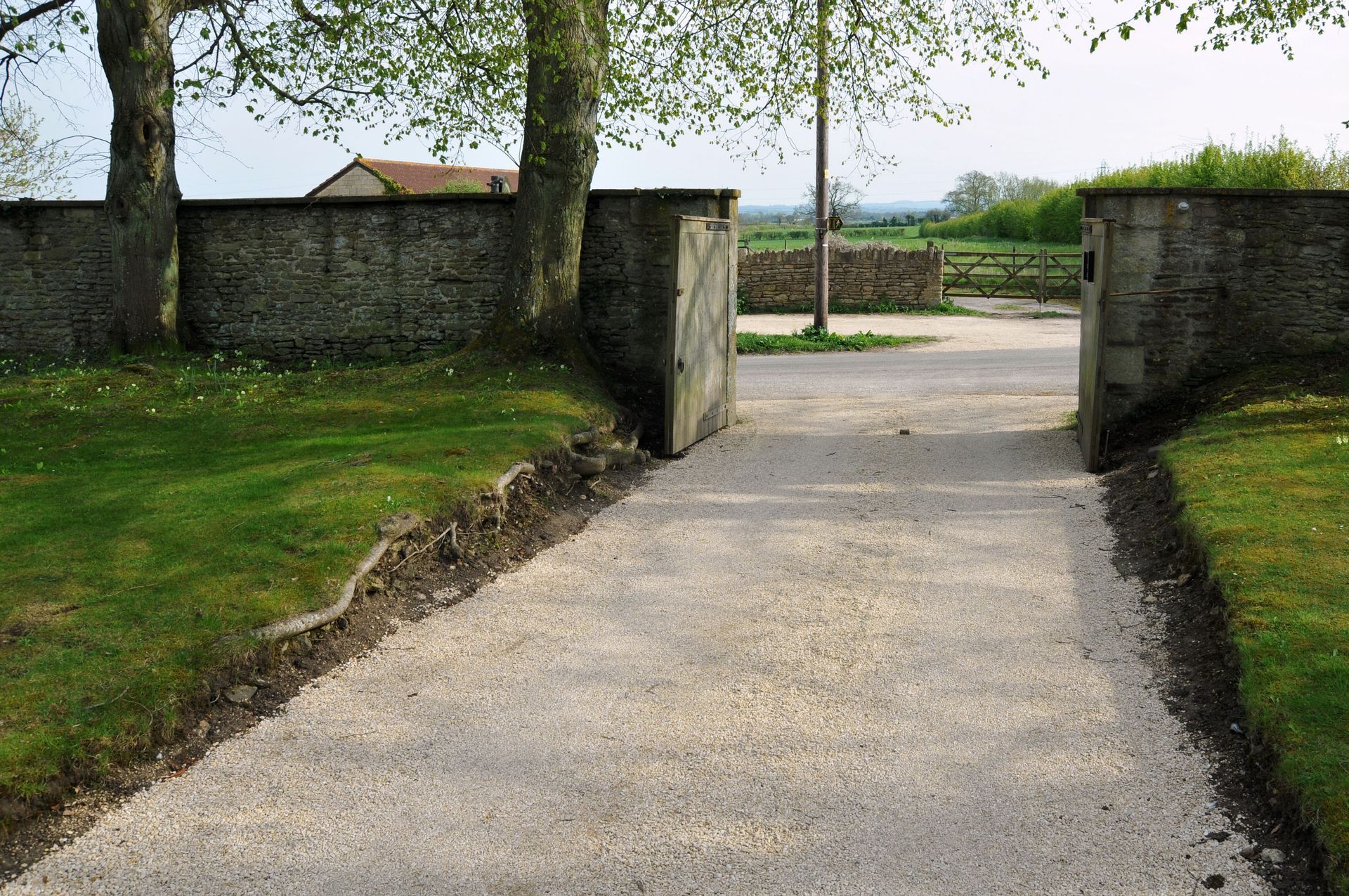 gravel driveway