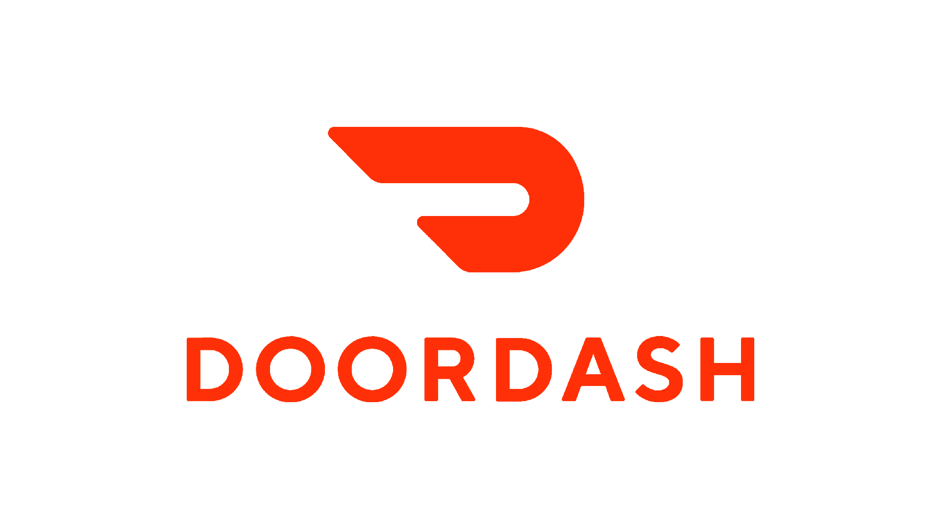 DoorDash logo: Red icon with 