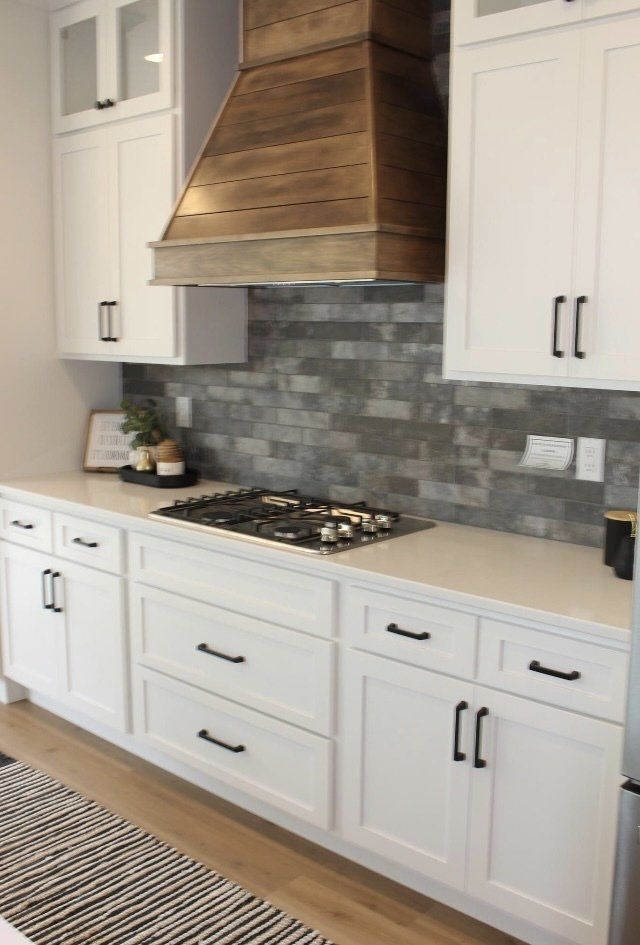 White kitchen cabinet