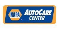 NAPA AutoCare Center logo in blue and yellow rectangle.