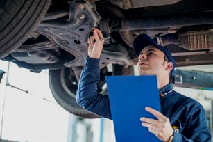 Auto suspension inspection