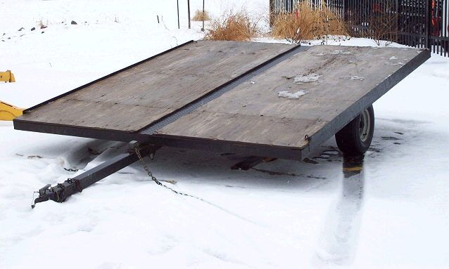 TRAILER, 8'X10',
FLATBED