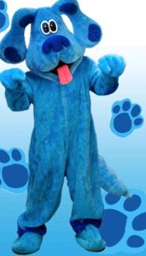 BLUE DOG, FULL HEAD, MASCOT