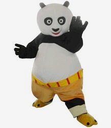 PANDA, KARATE STYLE, MASCOT